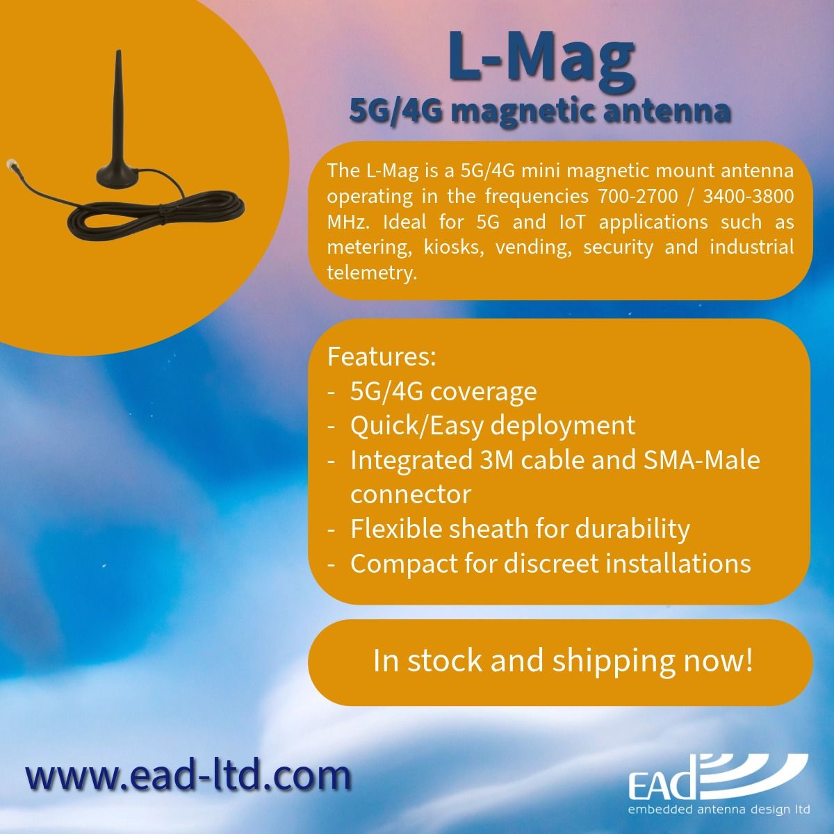 L-Mag 5G/4G magnetic mount