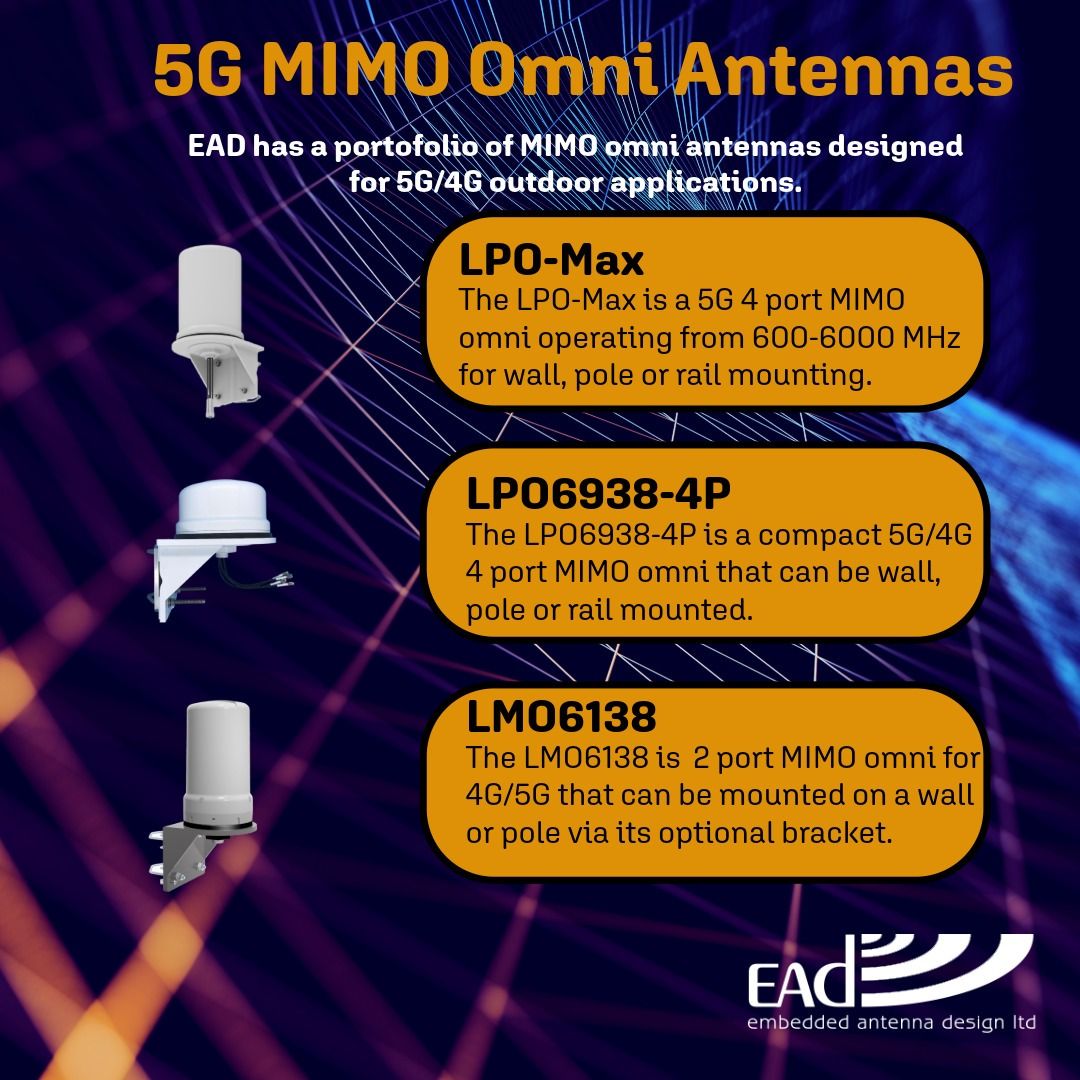 5G MIMO omni antennas